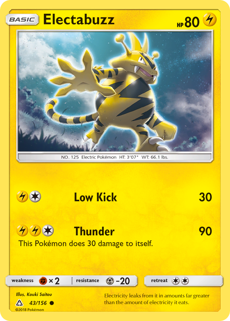 Electabuzz 43/156 Ultra Prism