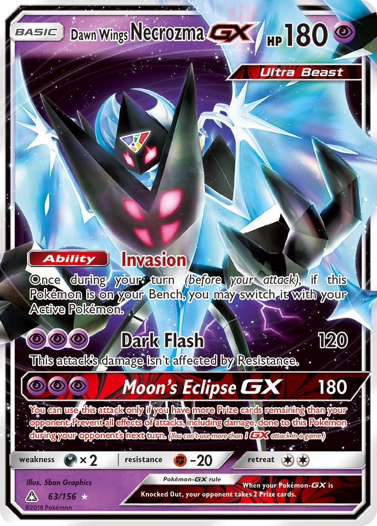 Dawn Wings Necrozma-GX 63/156 Ultra Prism