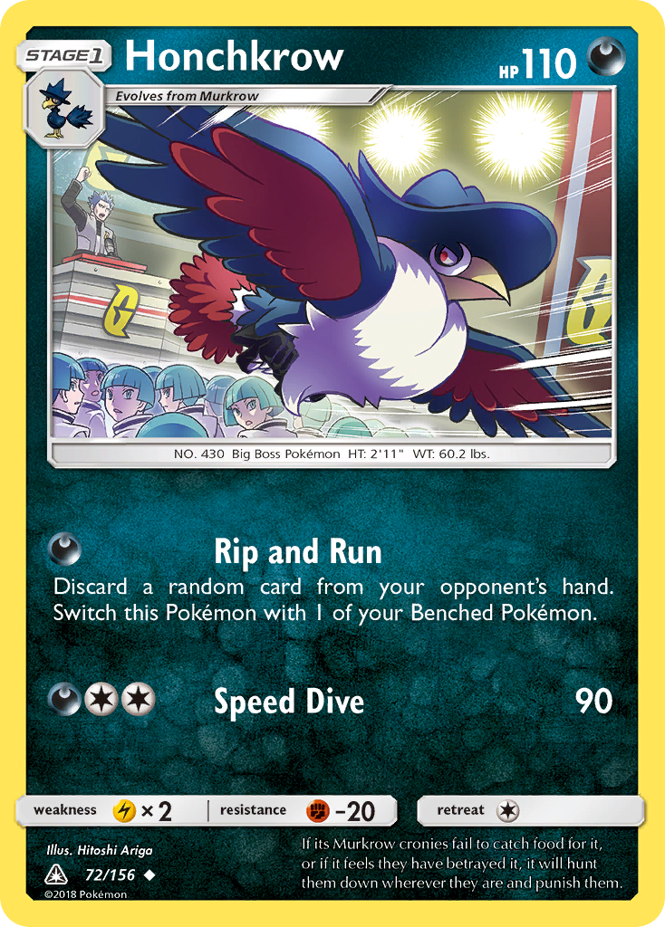 Honchkrow 72/156 Ultra Prism