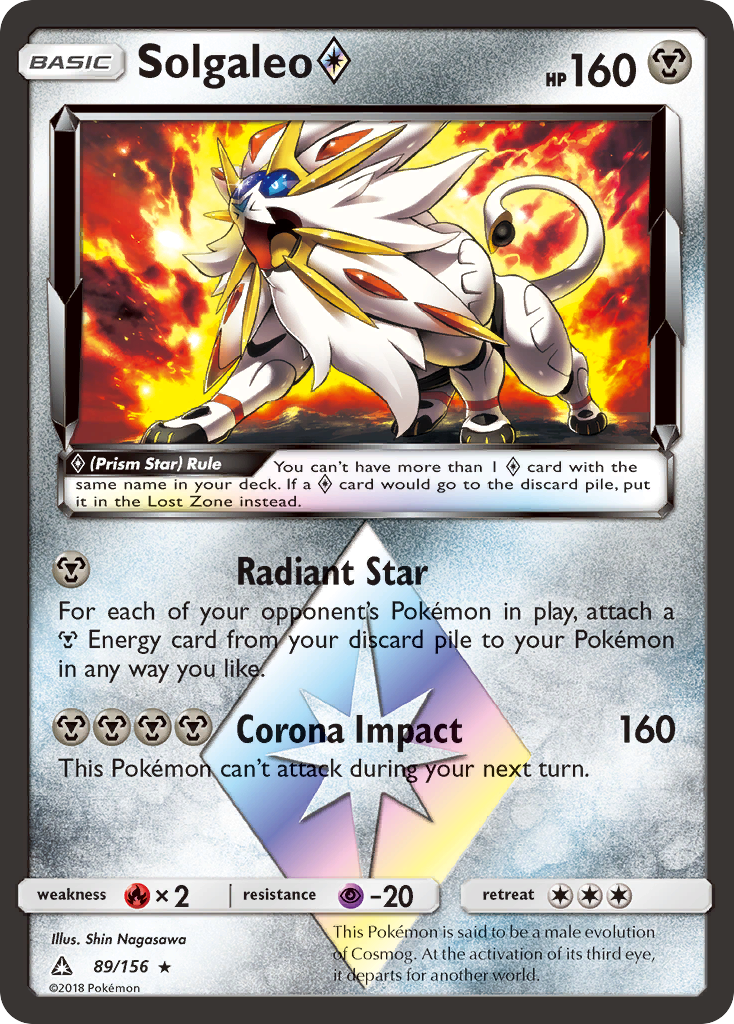Solgaleo ◇ 89/156 Ultra Prism
