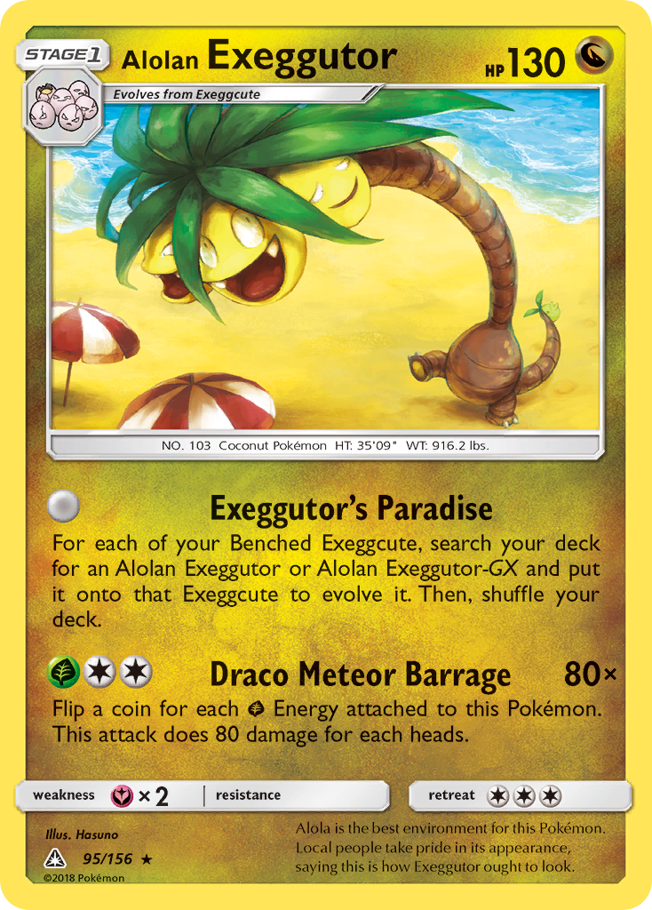 Alolan Exeggutor 95/156 Ultra Prism