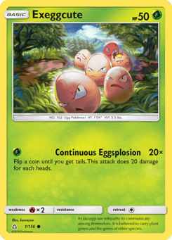 Exeggcute 1/156 Ultra Prism