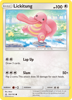 Lickitung 102/156 Ultra Prism