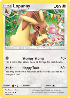 Lopunny 107/156 Ultra Prism