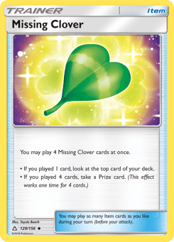 Missing Clover 129/156 Ultra Prism