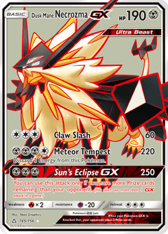 Dusk Mane Necrozma-GX 145/156 Ultra Prism