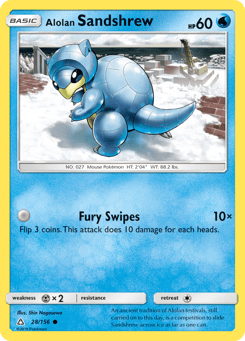 Alolan Sandshrew 28/156 Ultra Prism