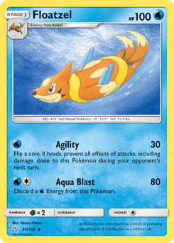 Floatzel 36/156 Ultra Prism