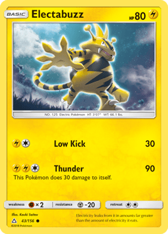 Electabuzz 43/156 Ultra Prism
