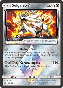 Solgaleo ◇ 89/156 Ultra Prism