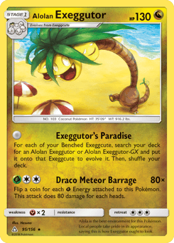 Alolan Exeggutor 95/156 Ultra Prism