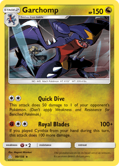 Garchomp 99/156 Ultra Prism