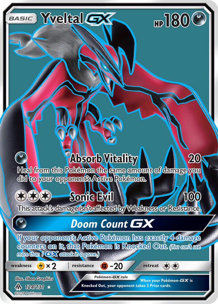 Yveltal-GX 124/131 Forbidden Light