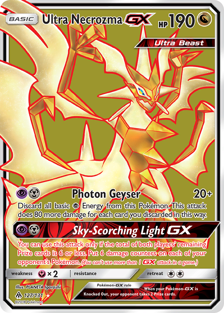 Ultra Necrozma-GX 127/131 Forbidden Light