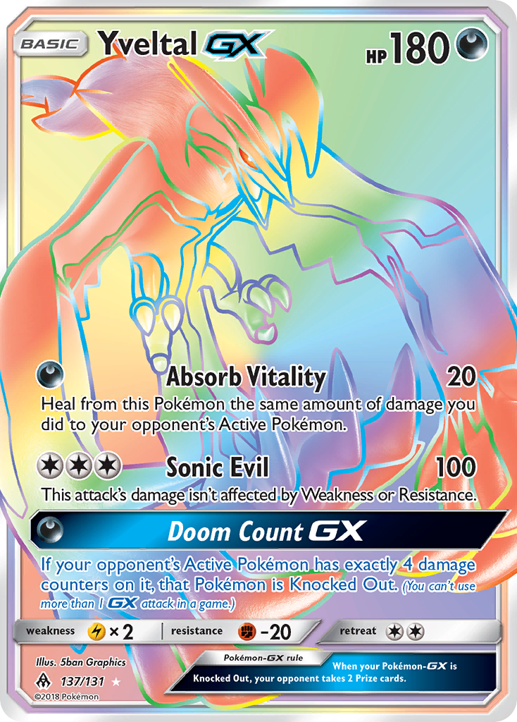 Yveltal-GX 137/131 Forbidden Light