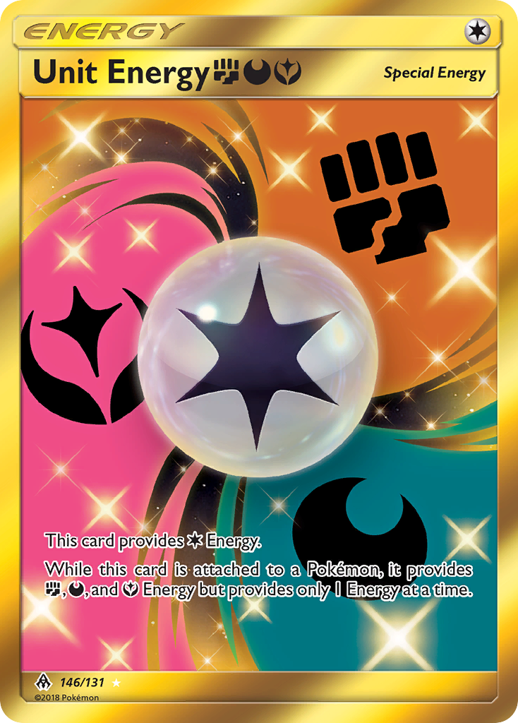 Unit Energy FightingDarknessFairy 146/131 Forbidden Light