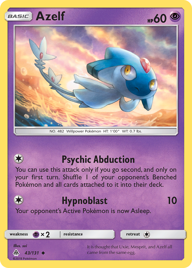 Azelf 43/131 Forbidden Light