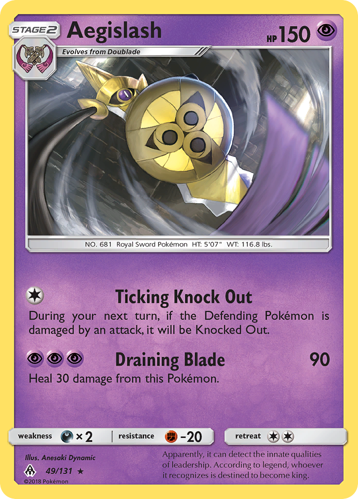Aegislash 49/131 Forbidden Light
