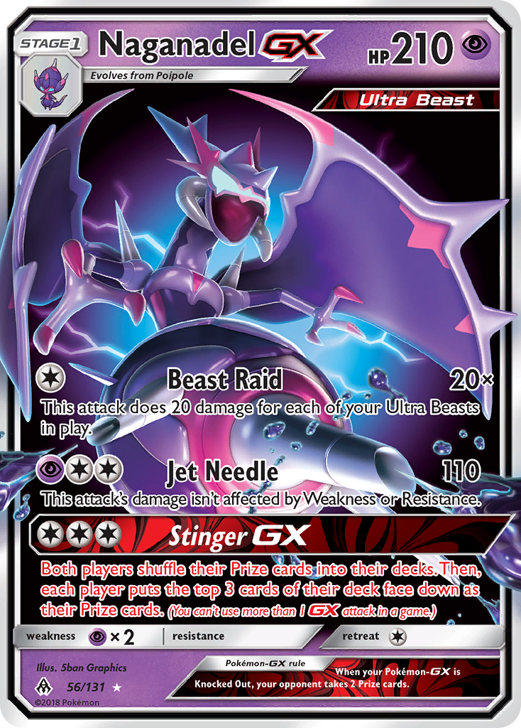 Naganadel-GX 56/131 Forbidden Light