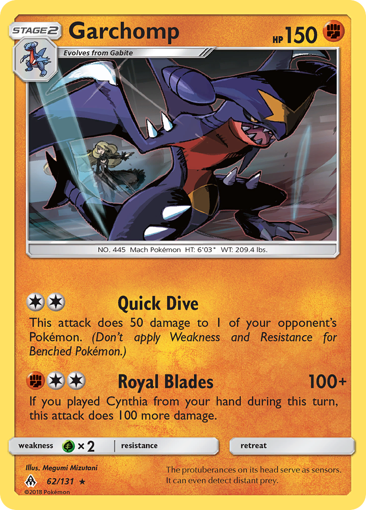 Garchomp 62/131 Forbidden Light