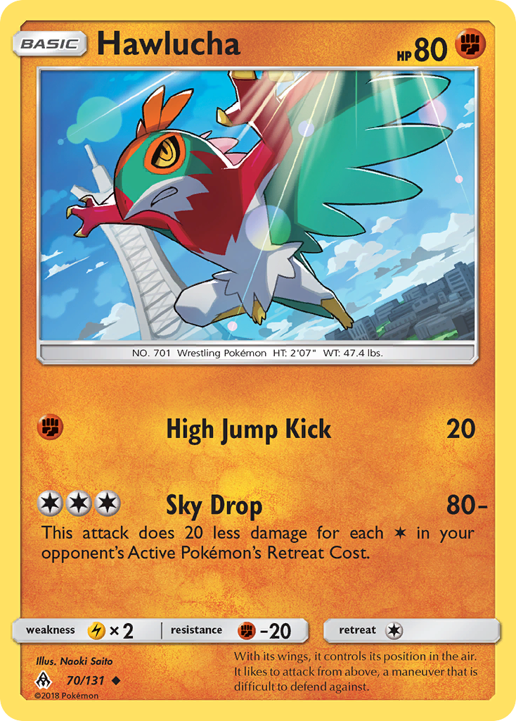 Hawlucha 70/131 Forbidden Light