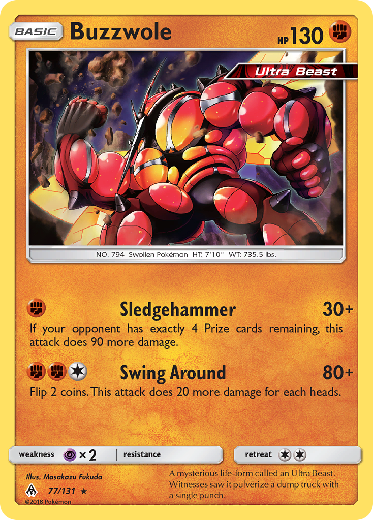 Buzzwole 77/131 Forbidden Light