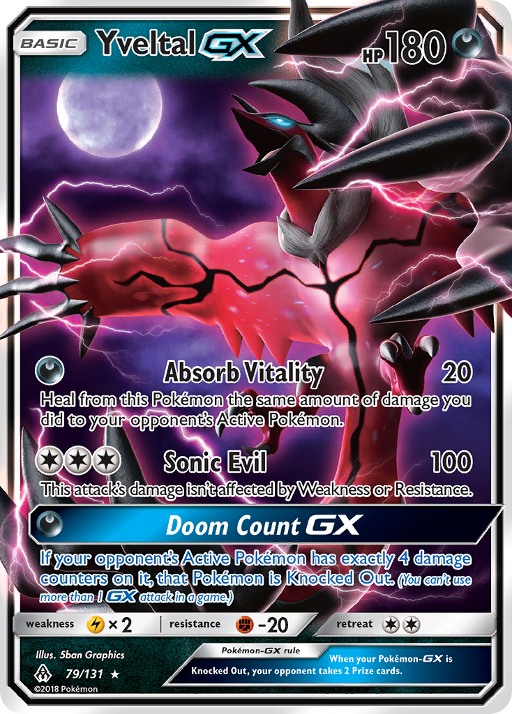 Yveltal-GX 79/131 Forbidden Light