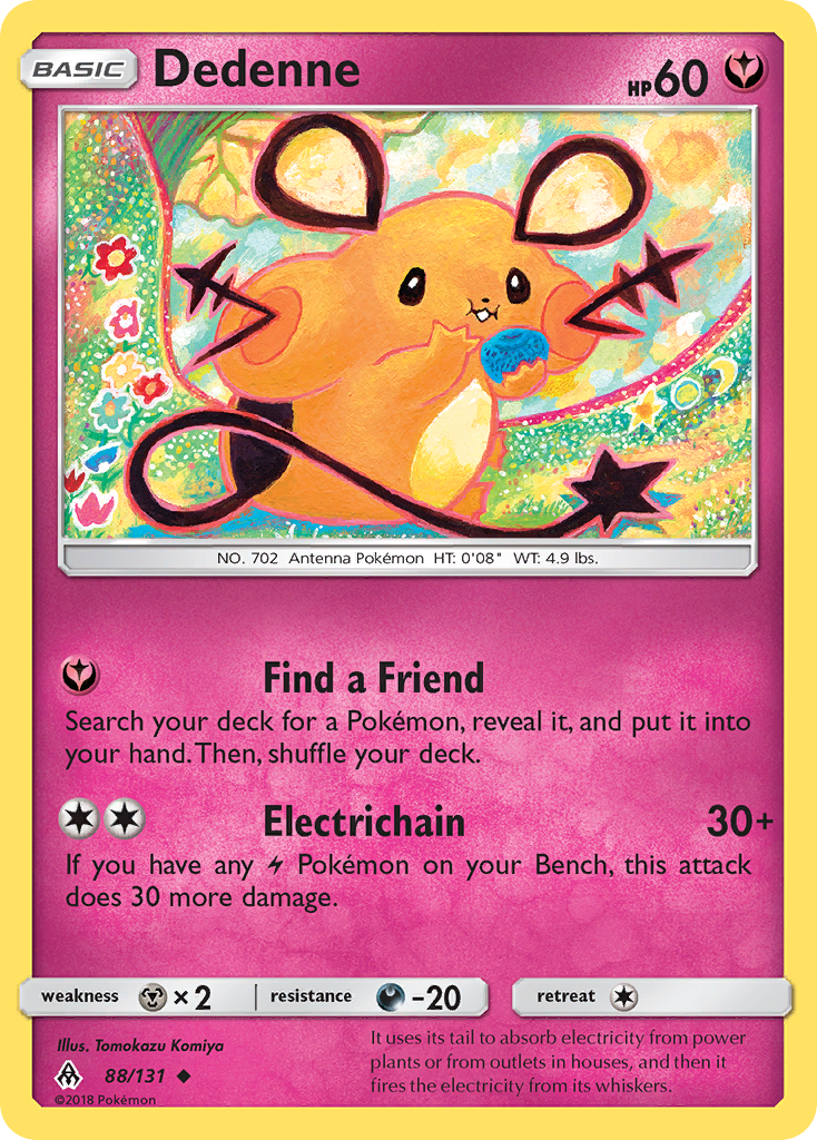 Dedenne 88/131 Forbidden Light