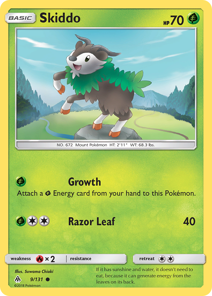 Skiddo 9/131 Forbidden Light