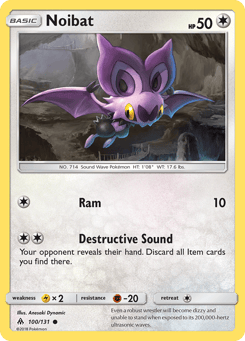 Noibat 100/131 Forbidden Light