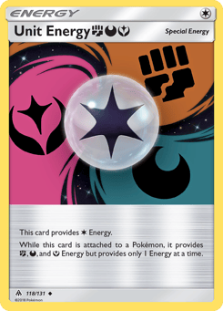 Unit Energy FightingDarknessFairy 118/131 Forbidden Light