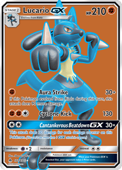 Lucario-GX 122/131 Forbidden Light