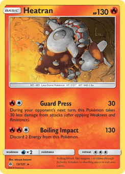 Heatran 13/131 Forbidden Light
