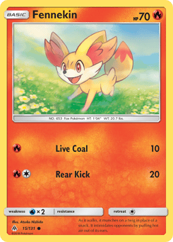 Fennekin 15/131 Forbidden Light