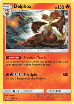 Delphox 17/131 Forbidden Light