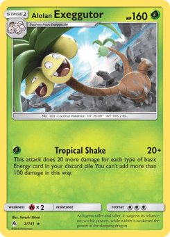 Alolan Exeggutor 2/131 Forbidden Light