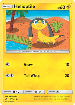 Helioptile 37/131 Forbidden Light