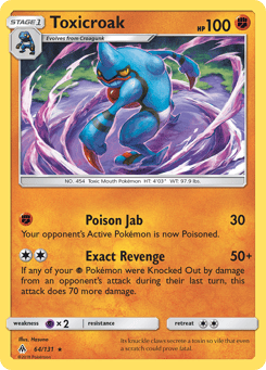 Toxicroak 64/131 Forbidden Light