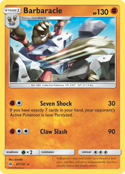 Barbaracle 67/131 Forbidden Light