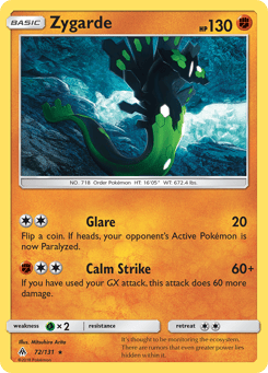 Zygarde 72/131 Forbidden Light