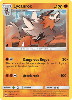 Lycanroc 76/131 Forbidden Light