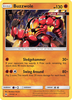 Buzzwole 77/131 Forbidden Light