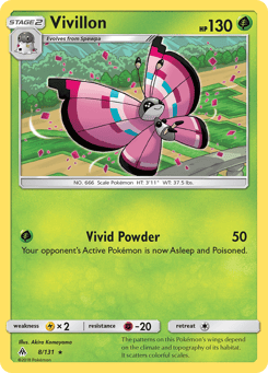 Vivillon 8/131 Forbidden Light