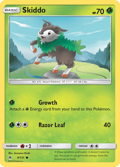 Skiddo 9/131 Forbidden Light