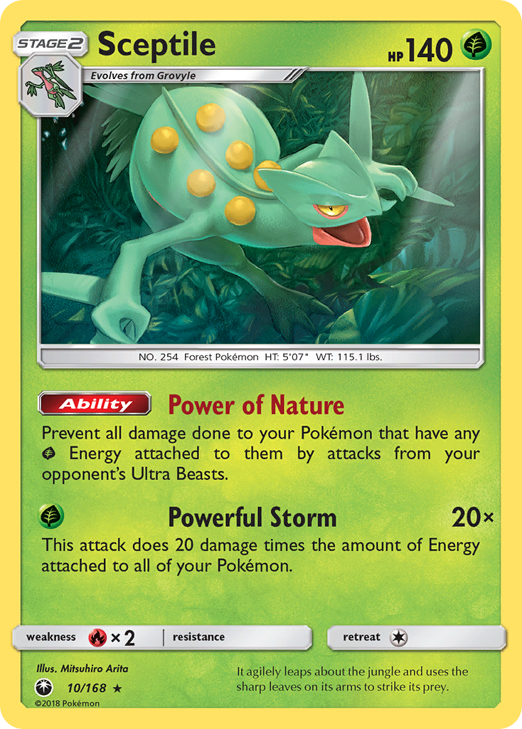 Sceptile 10/168 Celestial Storm