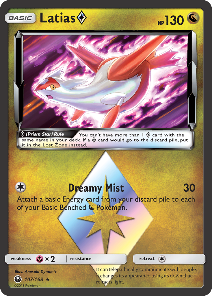 Latias ◇ 107/168 Celestial Storm