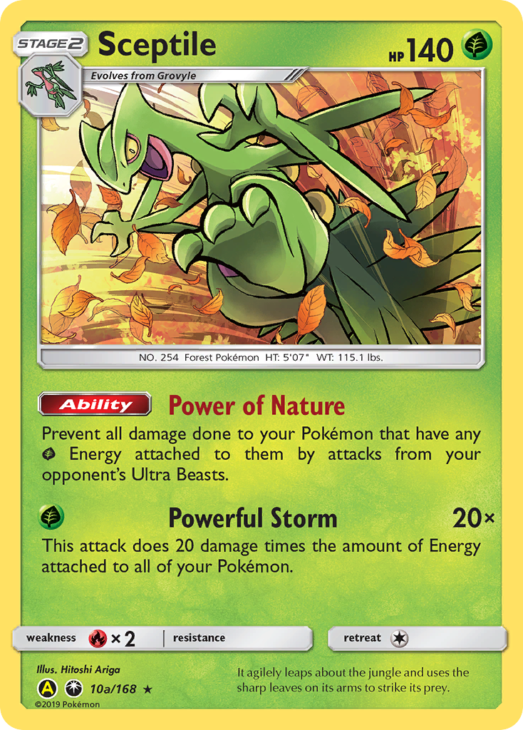 Sceptile 10a/168 Celestial Storm