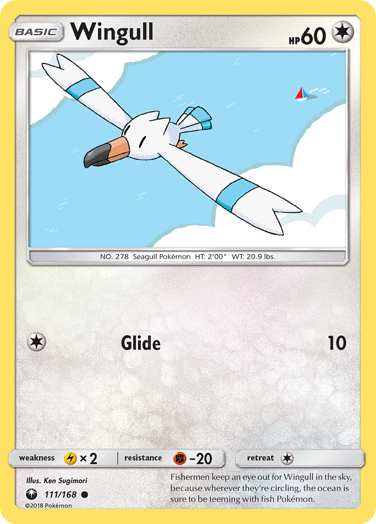 Wingull 111/168 Celestial Storm