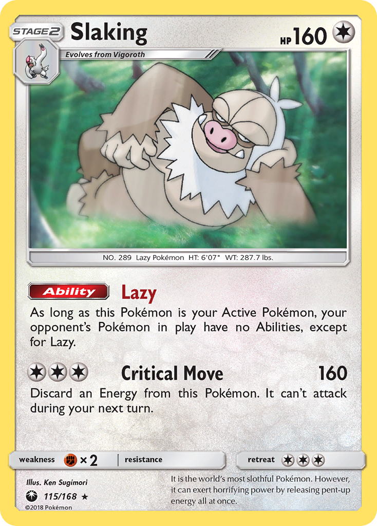 Slaking 115/168 Celestial Storm