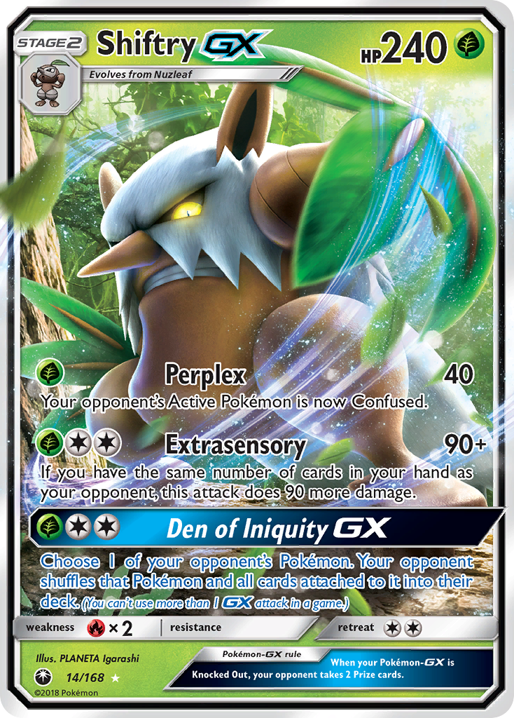 Shiftry-GX 14/168 Celestial Storm